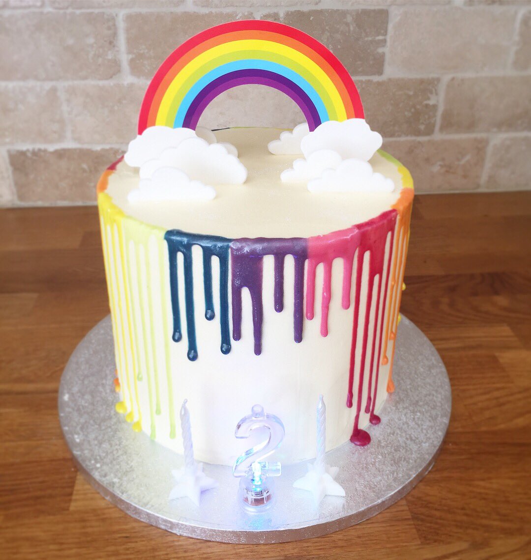 Jbutterflybakery A Ginormous Happy 2nd Birthday To My Gorgeous Rainbow Obsessed Goddaughter Amelie Such A Beautiful Girl Inside And Out Thanks For Having Us At Your Party And I Hope