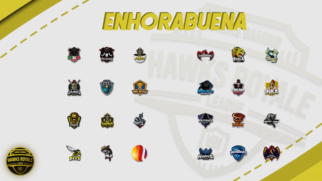 ¡Ya tenemos la lista de equipos clasificados para la fase eliminatoria!

Felicidades a todos y... ¡GG WP!