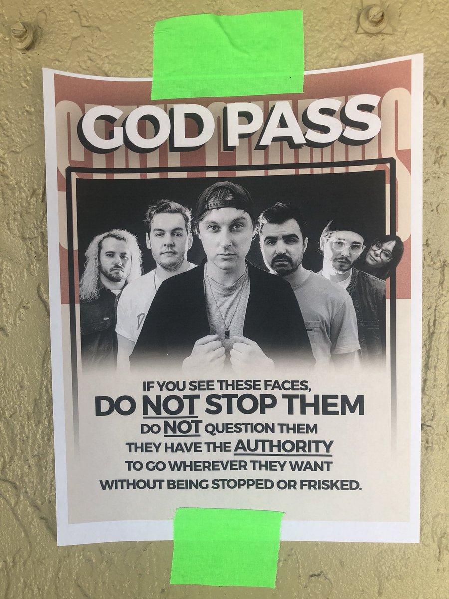 scotteckel's tweet photo. Dude I hate it when bands get so inflated smh 😂 @RyanScottGraham @evan_ambro @RivalDiaz @dereksteez @tyszal @State_Champs #godpass https://t.co/rlu7maQb23