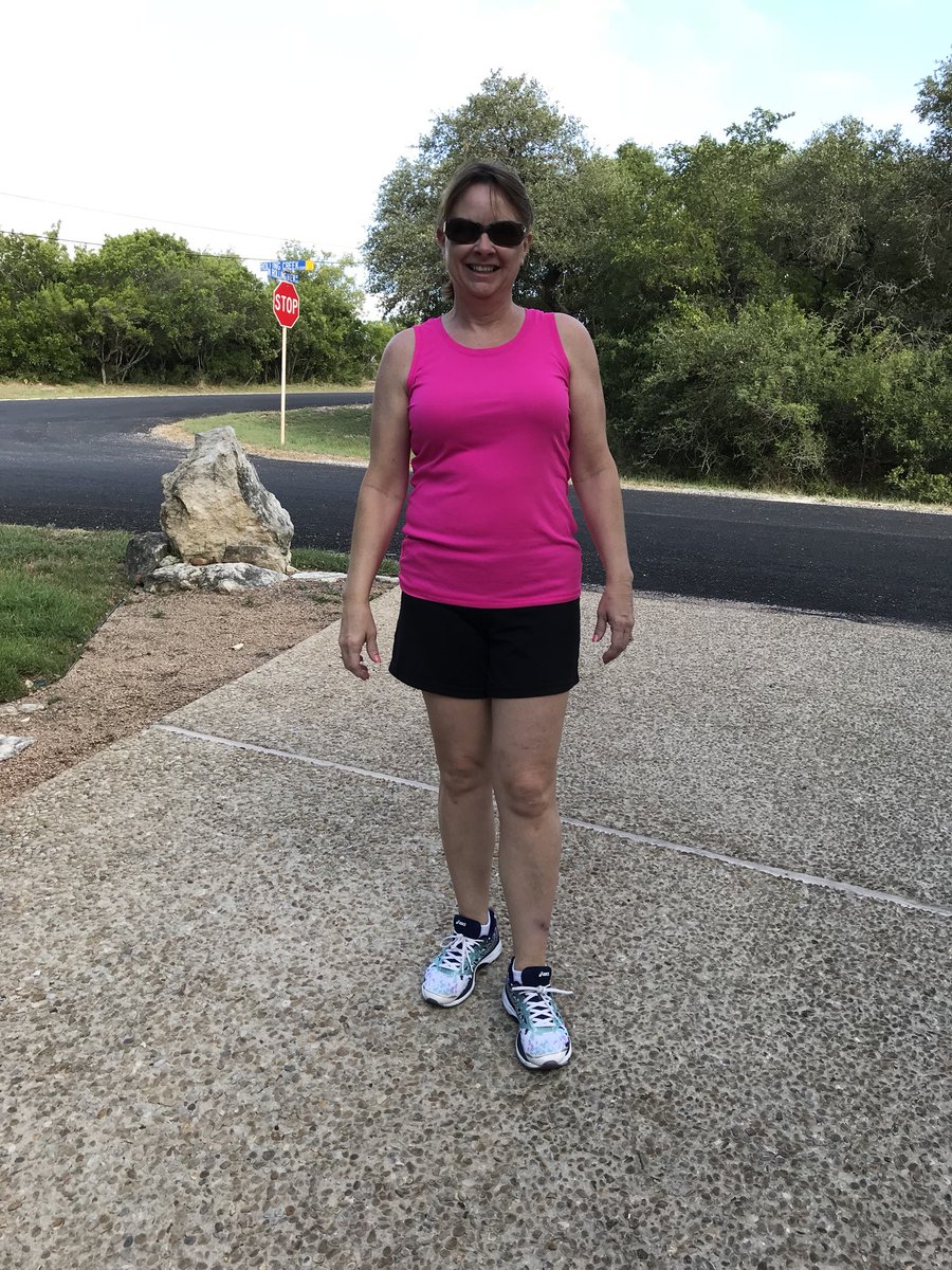 teresadeeter1's tweet photo. Also morning ritual 3 mile walk #lobosummerselfie https://t.co/B4yD07PgIP