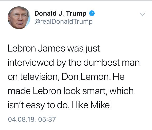 Ternafi's tweet image. Asking myself how intelligent must the DUMBEST man on television have been to make LeBron James look smart, which isn’t easy to do?  #LogicalGame #LabronJames