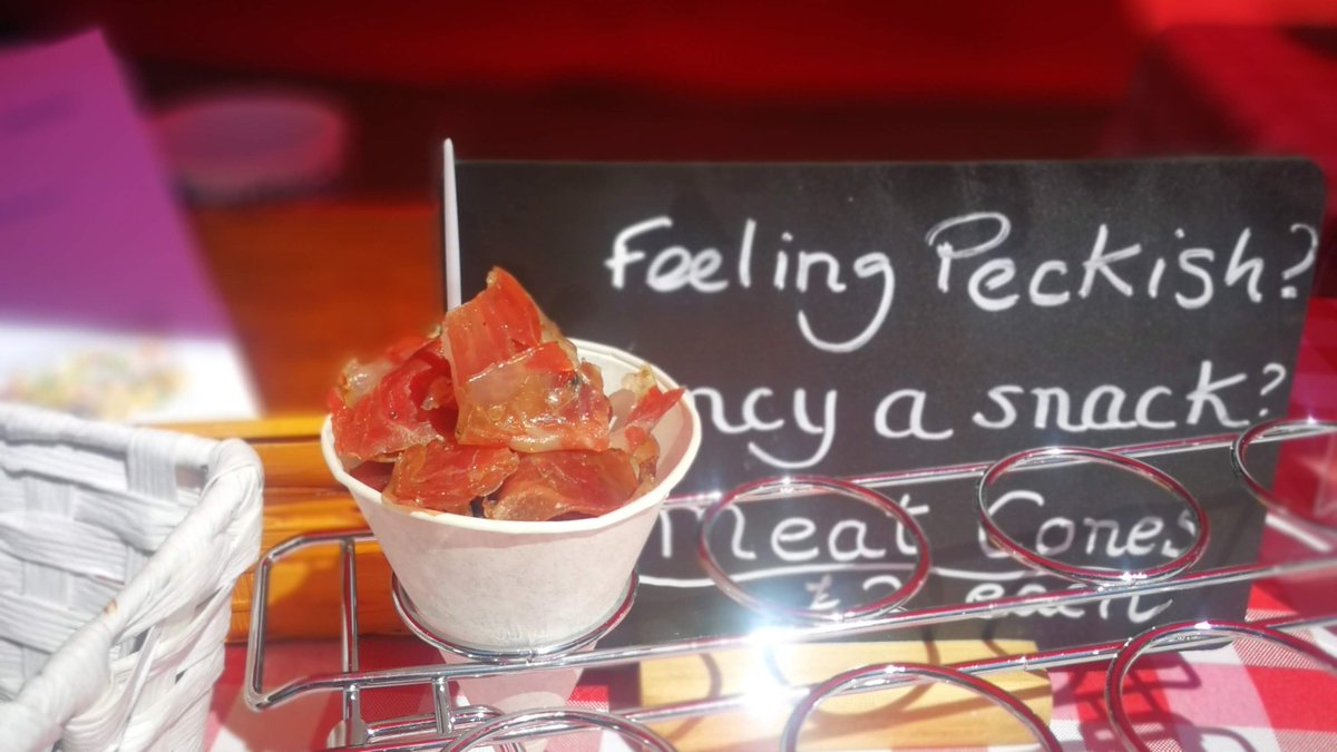 Just back from the lovely @kewvillagecom and had the last of <a href="/hiltonhams/">Hilton Hams</a> tasty charcuterie cones - he was doing a roaring trade &amp; had sold out. Robert cures all of his charcuterie from his home in Kew Gardens