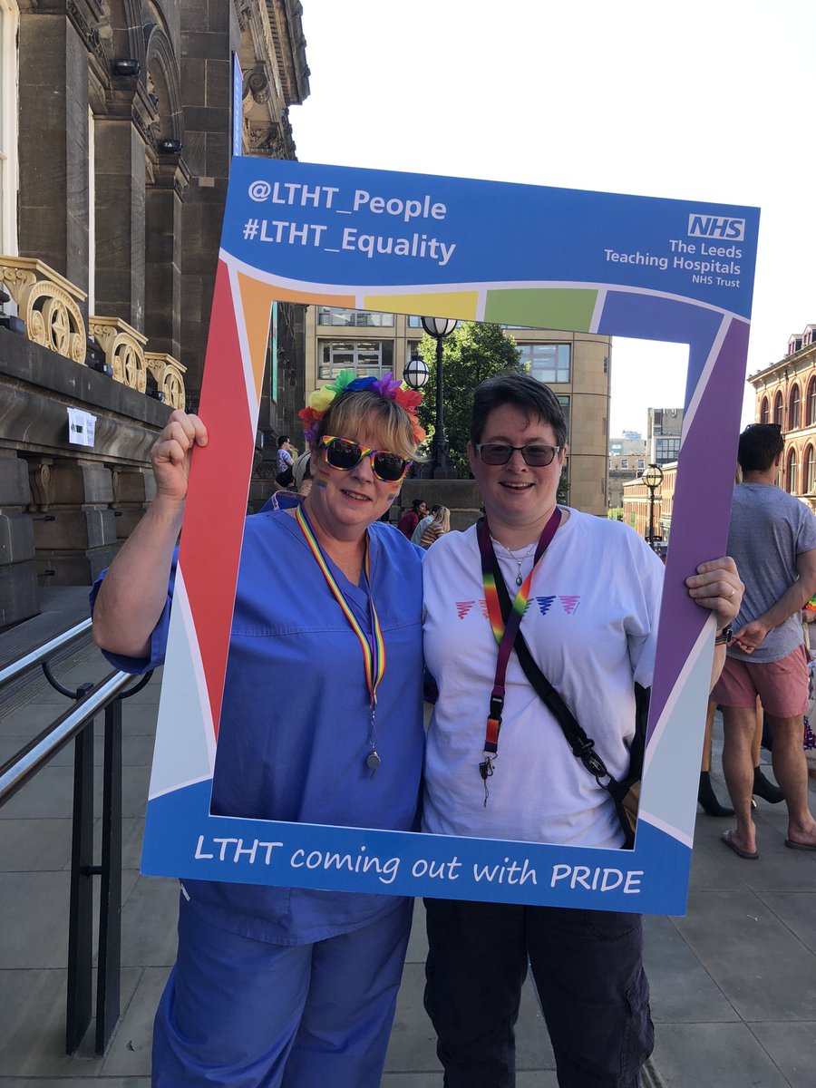 At Leeds Pride with @LTHT_People  #NHS #LTHT_Equality