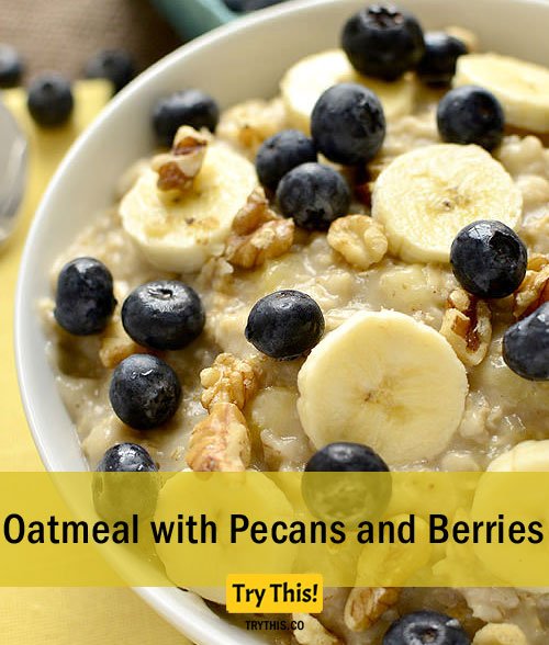 Oatmeal with Pecans and Berries

#trythis #healthylivingtips #healthyeating #bestbreakfastmeals #nutrition #caloriescounter #calories #nutritionist #porridge #fitnessfood #healthylifestyle  #livinggreen #bestchoice #breakfast #goodtoyou #healthyfoods 

food.trythis.co/20-best-breakf…
