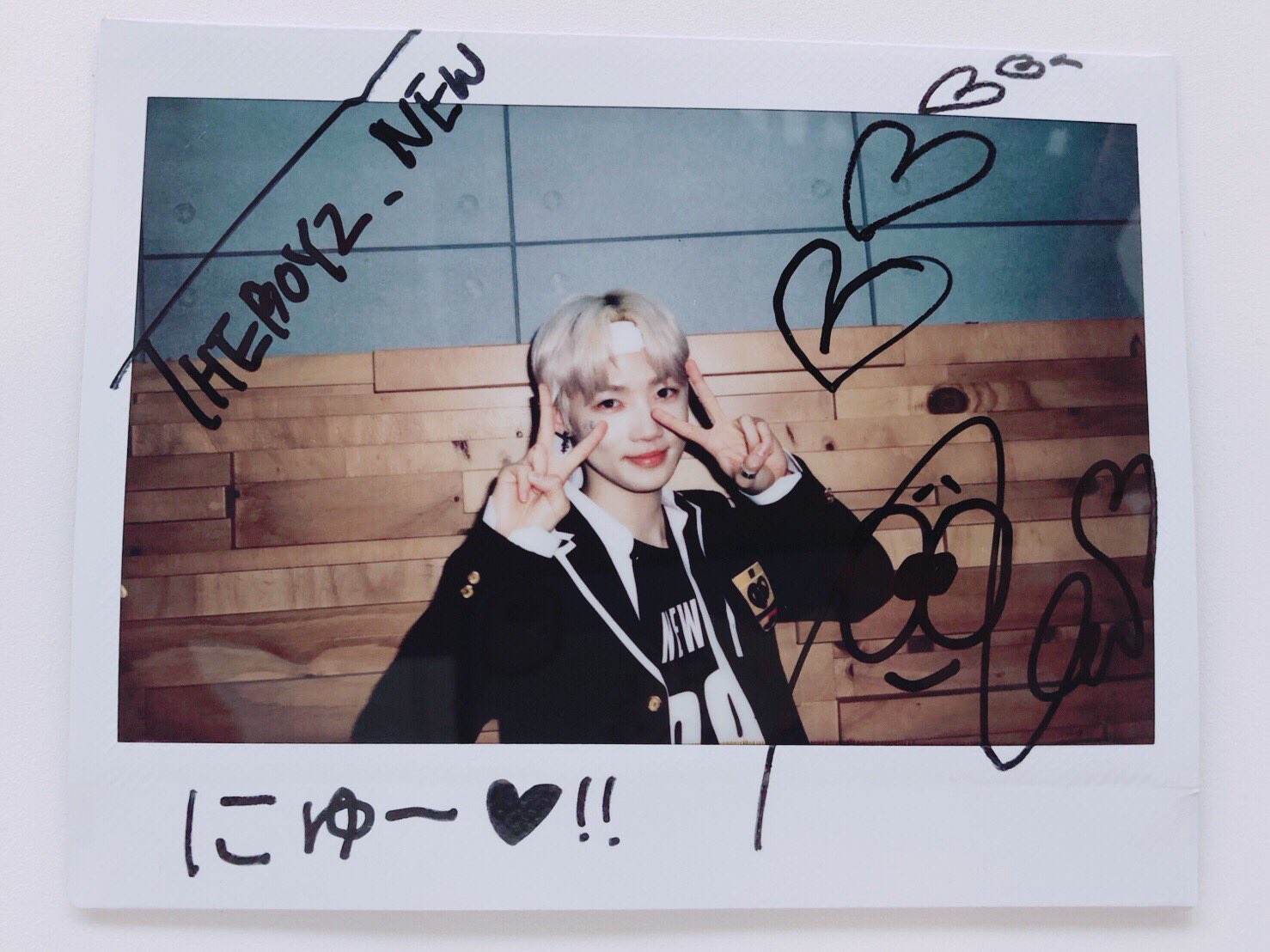 THE BOYZ ジュヨン 直筆サイン入り ポラロイド チェキ MD THE BOYZ ジュヨン 直筆サイン入り ポラロイド チェキ MD