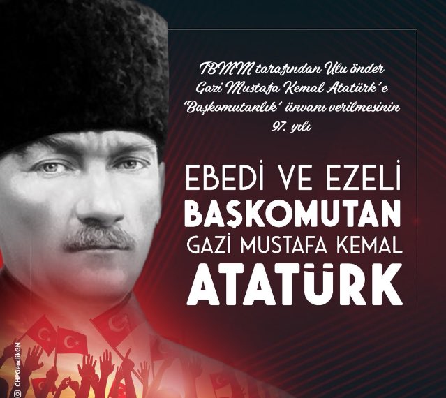#BaşkomutanAtatürk #nemutluTürkümdiyene
