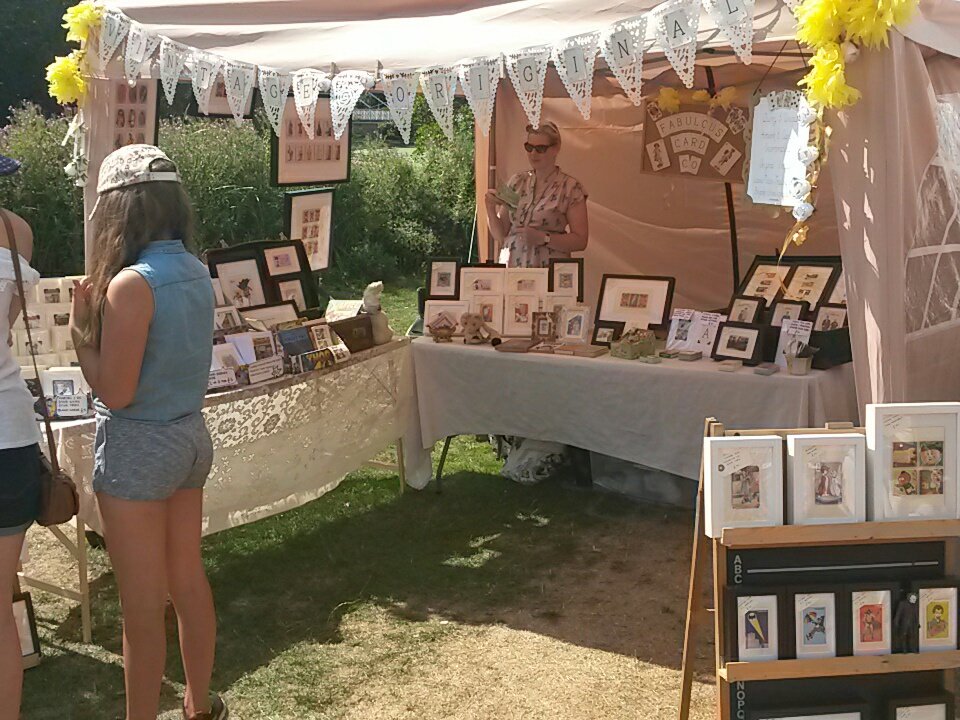 Here at Art In The Park Leamington #aitp2018 <a href="/AITPLeamington/">Art in the Park</a>