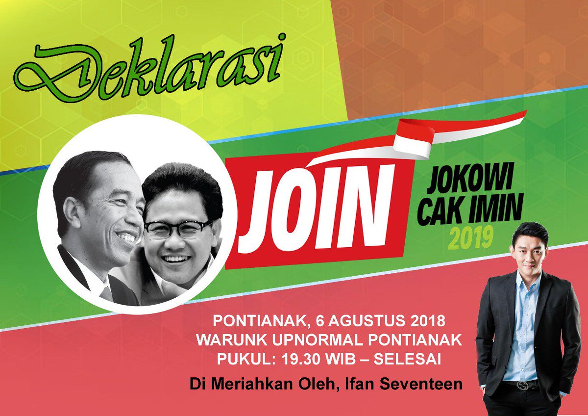Kami siap bergerak utk <a href="/cakimiNOW/">A Muhaimin Iskandar</a> menjadi cawapres <a href="/jokowi/">Joko Widodo</a>
#JOIN2019 #JokowiCakImin #JoinKalbar2019 <a href="/DPP_PKB/">DPP PKB</a> @DanielJohanw <a href="/Jazilul_Fawaid/">Jazilul Fawaid</a> <a href="/bambangelf/">bambang elf</a> @eMTe1166 <a href="/KadriPkb/">Kadri PKB</a> @JOINKalsel <a href="/muara_telake/">JoinKaltim2019</a> <a href="/manika_ARB/">ARBIT MANIKA</a> @JoinSumut <a href="/BaliJoin/">JOiNBALi</a> <a href="/JOIN_NTT/">Brigade01-NTT</a> <a href="/JOIN_Jateng/">JOIN JATENG (Jokowi_Cak Imin)</a> <a href="/GT_Kalbar/">Gerbang Tani Kalbar</a> <a href="/IdhamArsyad_GT/">Idham Arsyad</a>