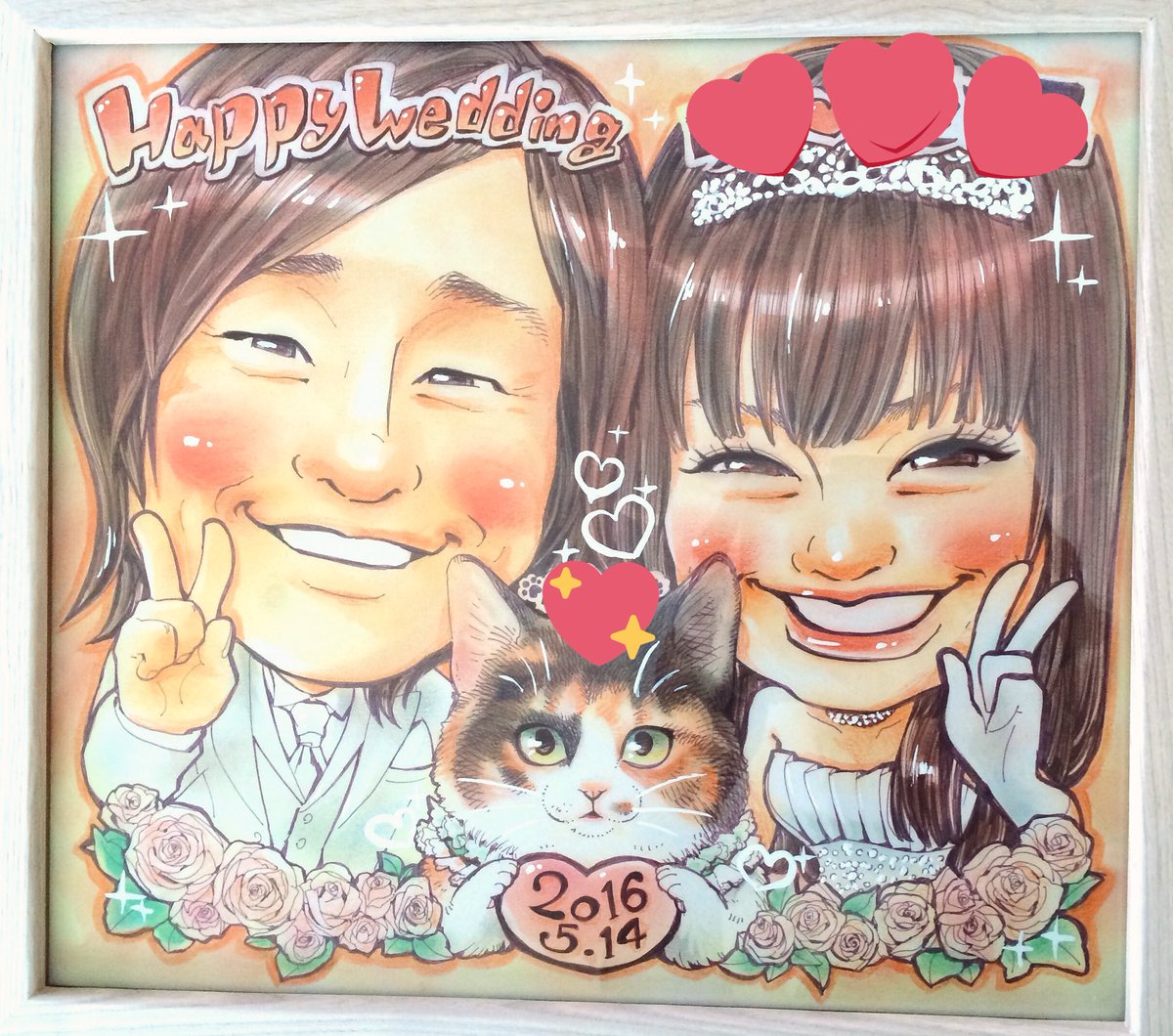 ウェルカムボードとかポスターっぽいのとか。
 #nigaoeMasuya 