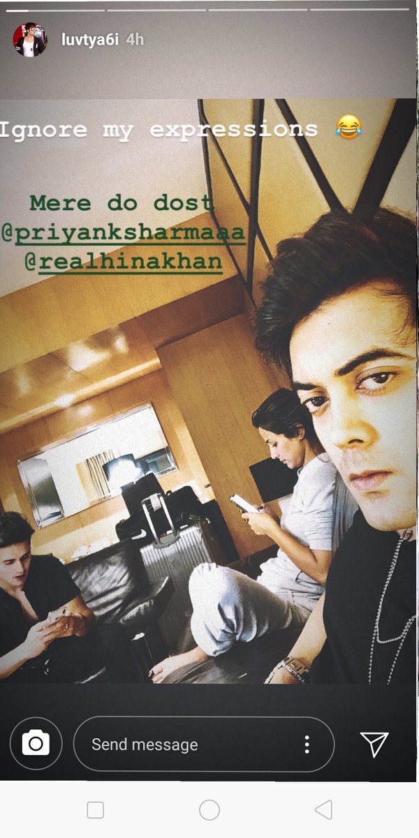manisha__gupta's tweet photo. Bola, aaj toh ladka bola, post b kiya ππ
Our favourite Trio #Luvinank #PriLuvHina @eyehinakhan @ipriyanksharmaa @LuvTya6i
Gimme more such Goodies ππππ
#HappyFriendshipDay https://t.co/WI5wfXipbh