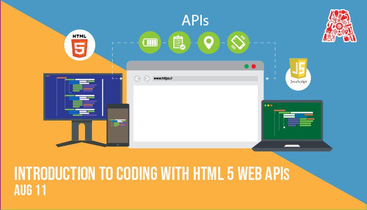 MakeSmartThings's tweet photo. We have another exciting workshop coming your way this Saturday @in5dubai. Join us next weekend for an introduction session on #coding with #html5 #Web #APIs. RSVP today to reserve your spot! https://t.co/owueMuq2ID
#HTML5 #Javascript #API #Web #MobileDev #MakeSmartThings https://t.co/qOfgb3HZXz