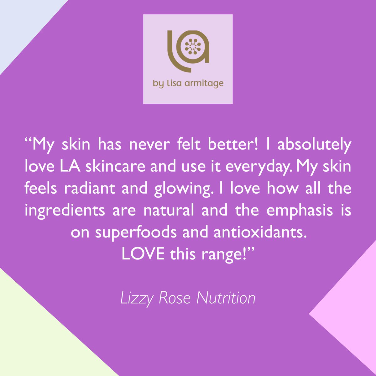 We love sharing our incredible reviews! Here is <a href="/LR_nutrition/">Christy DJ</a> talking about why LA Skincare is her number one skincare brand! #beauty #skincare #laskincare #nutrition