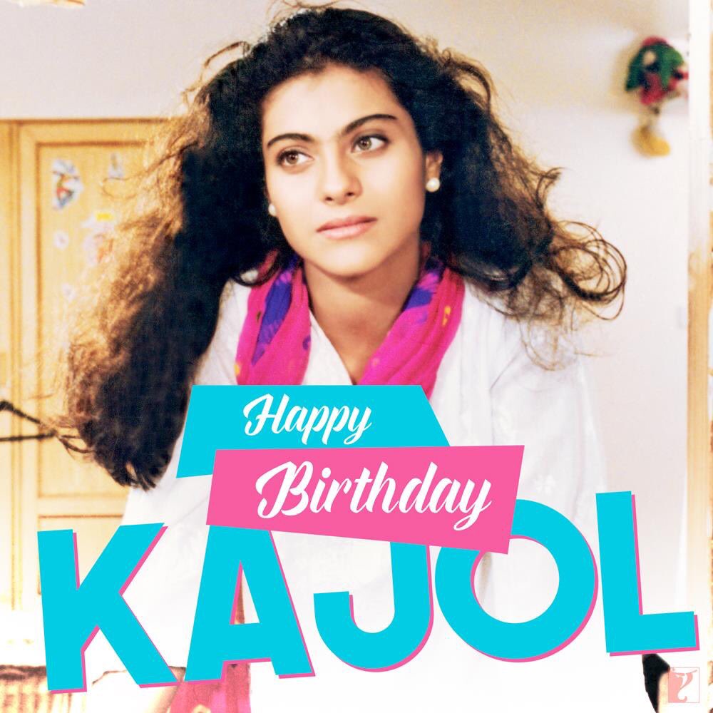 Happy birthday to a superlative & my favourite actress. Happy birthday Kajol!! 