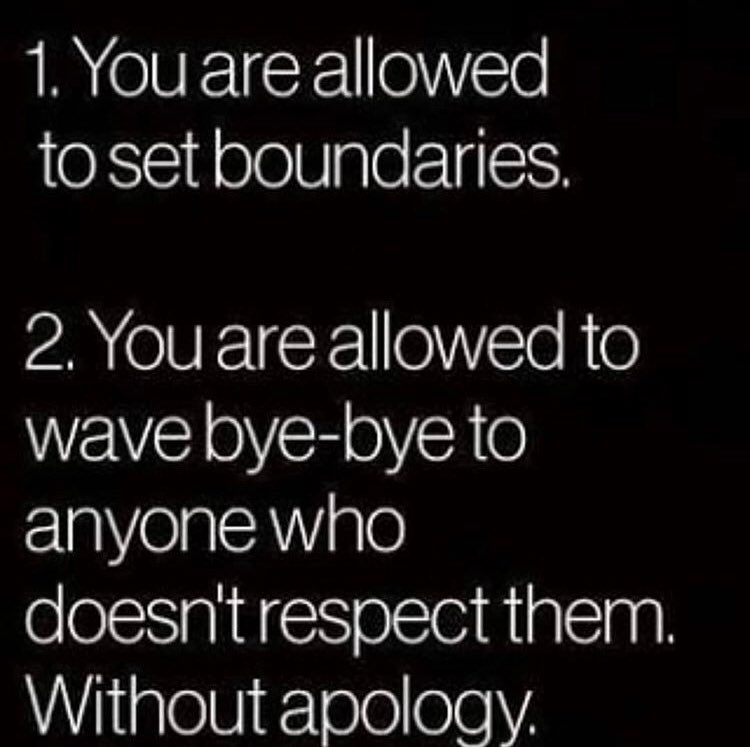 narcsupport101's tweet photo. Life is too short to waste it on toxic people.
Boundaries is your rulebook and establishing the lines people cant cross #StandYourGround #Boundaries #Narcissisticabuse https://t.co/7F0HuuBuCh