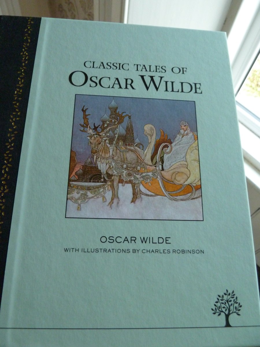 I completely forgot I had this beautiful Classic Tales of  #OscarWilde! Egmont book. Illustrations by Charles Robinson. Look forward to reading it! Wilde often read to his sons!  @Wit_of_Wilde  @ByOscarWilde  @OscarWildeUK  @OscarWildeLA  @OscarWildedixit  @ImOscarWilde  @theirelandguide