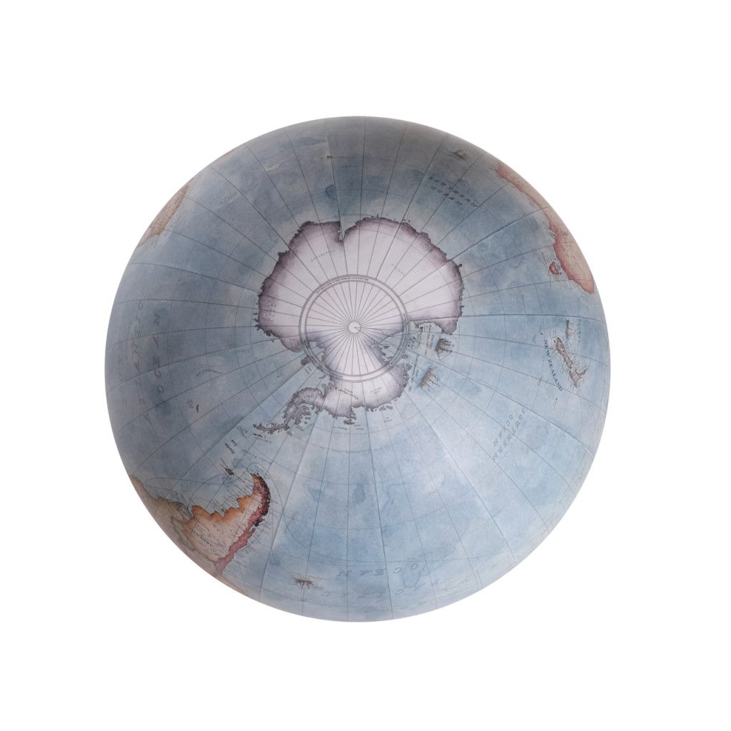 globemakers's tweet image. Another lovely globe we have just completed in a variation of our “Blue Cassini” – this globe has extensive hand drawn and hand painted illustrations, travel routes and bespoke cartography buff.ly/2Kp2001 #globemaker #worldglobe #cartography