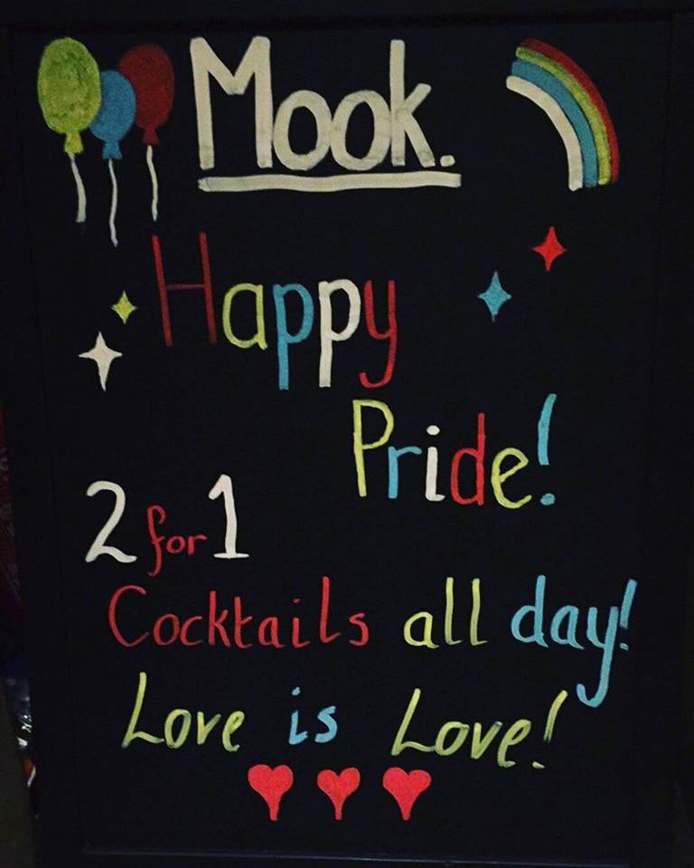 We’re celebrating pride with 241 cocktails all day! We’ll see you soon 😍#pride #gaypride #leedspride #leeds #loveislove #mookleeds