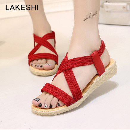 AirinAkter18's tweet photo. Women's Sandals-https://t.co/2bLHxNSlHS
LAKESHI 2018 Women Shoes Red Bohemian Fashion Women Flat Sandals Cross-tied Summer Beach Sandals Slip On Cork Female Shoes https://t.co/YFKxFh1PZu