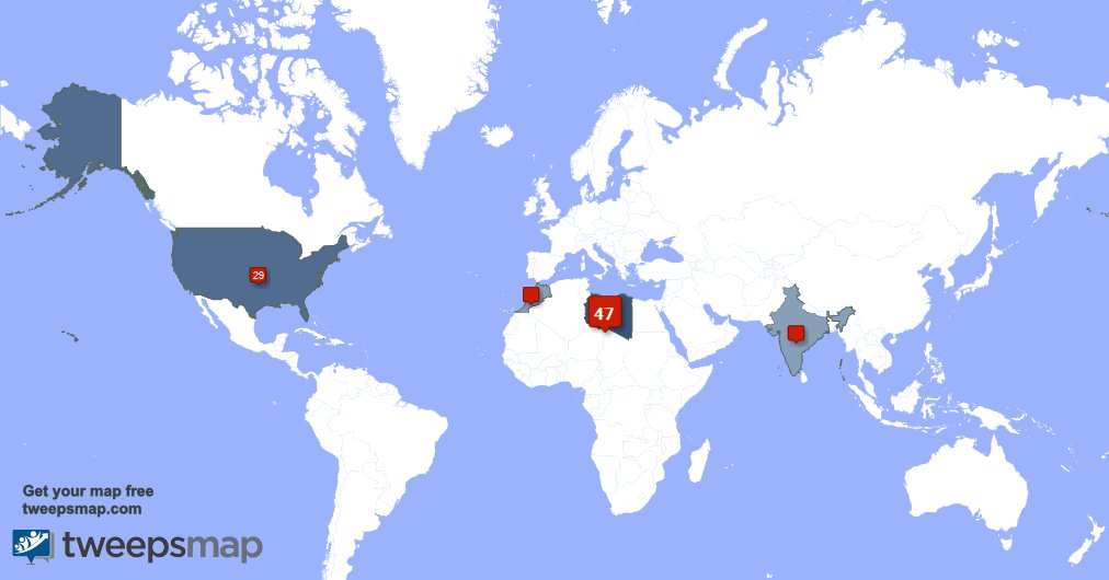 لدي 1 متابعين جدد من الولايات المتحده 🇺🇸 خلال الأسبوع الماضي tweepsmap.com/!doafaheem90