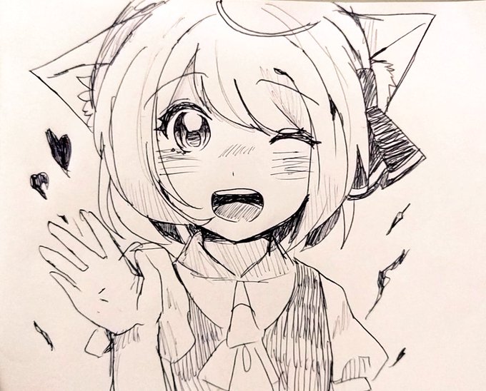#自由なわんどろ祭 
自由だったので主催者さんイメージで、猫耳るーみあちゃんです 