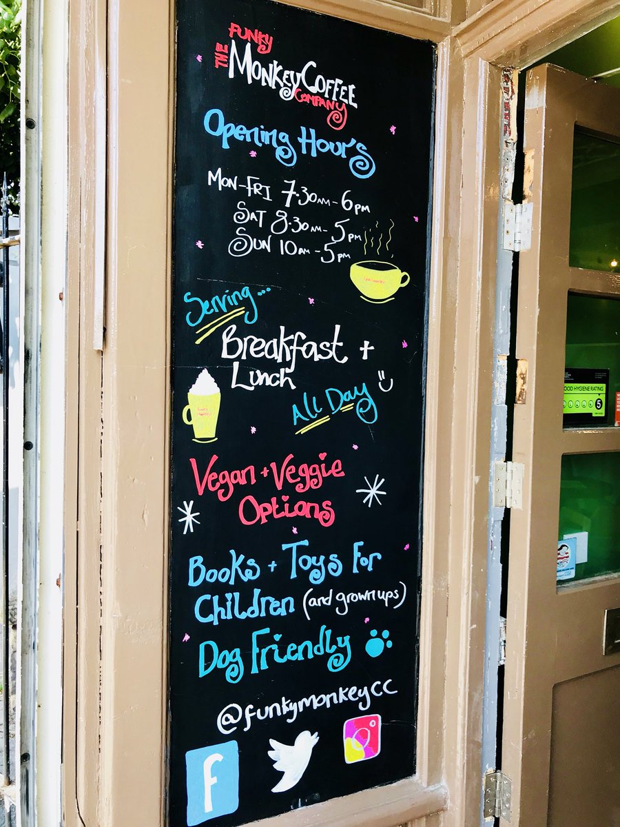 NJCrow's tweet image. Just what’s needed to refuel after that spin class! Breakfast at #funkymonkeys