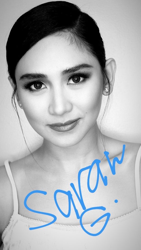 gerliefloresca's tweet photo. "Ay perfection oh, perfection!!! Yung ilong, yung mata, yung lips, yung kilay, buong mukha at buong pagkatao, perfect dai! Pakaganda!"
---
Hahahaha. Ate @JustSarahG penge namang ganda pls 😅💕
©
#MissGrannyPH 
#SarahGASAPBdayProd https://t.co/LadUtKCjKR
