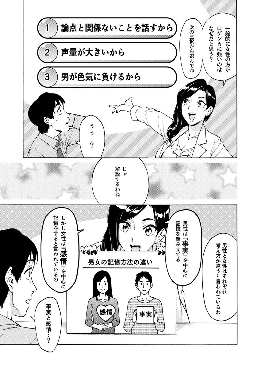 女性が、男性より口ゲンカが強い理由。 