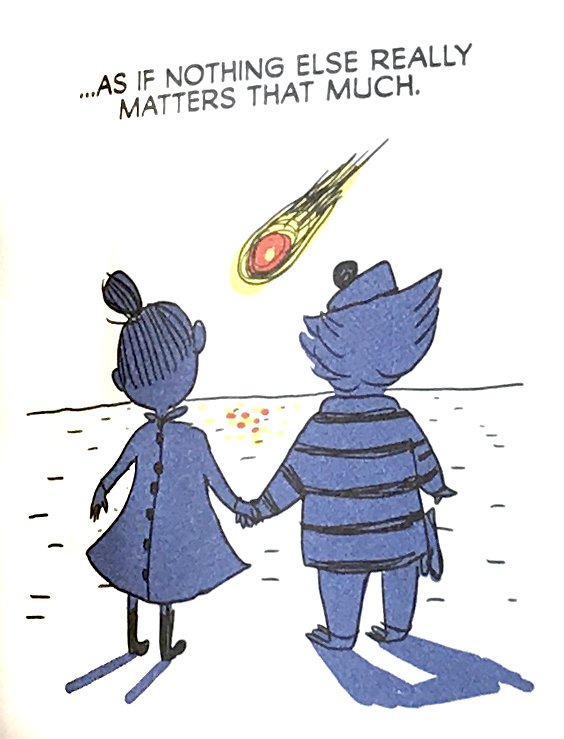 diaCLB's tweet photo. Pénélope Bagieu’s comic Brazen is a collection of 29 bios of inspiring &amp; courageous women from the past 2,000 yrs. One of my faves: Moomin creator Tove Jansson’s. How she found happiness w/ her gf Tuulikki &amp; Bagieu's comet reference - so central to the Moomins (pic 4) - is 💕☄️ https://t.co/wF7lVMNodE