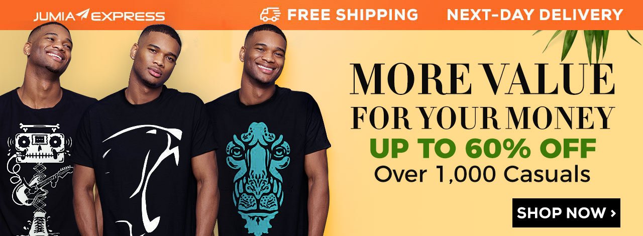Jumia wears for guys online