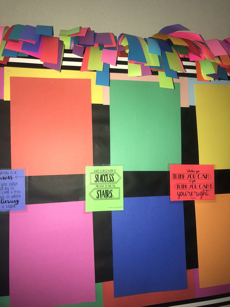 MrsAWaller's tweet photo. Classroom decorating is underway! 😍 #Outley #Aliefisd #gameplanforsuccess #wordsofaffirmation https://t.co/KY0imMQOzG