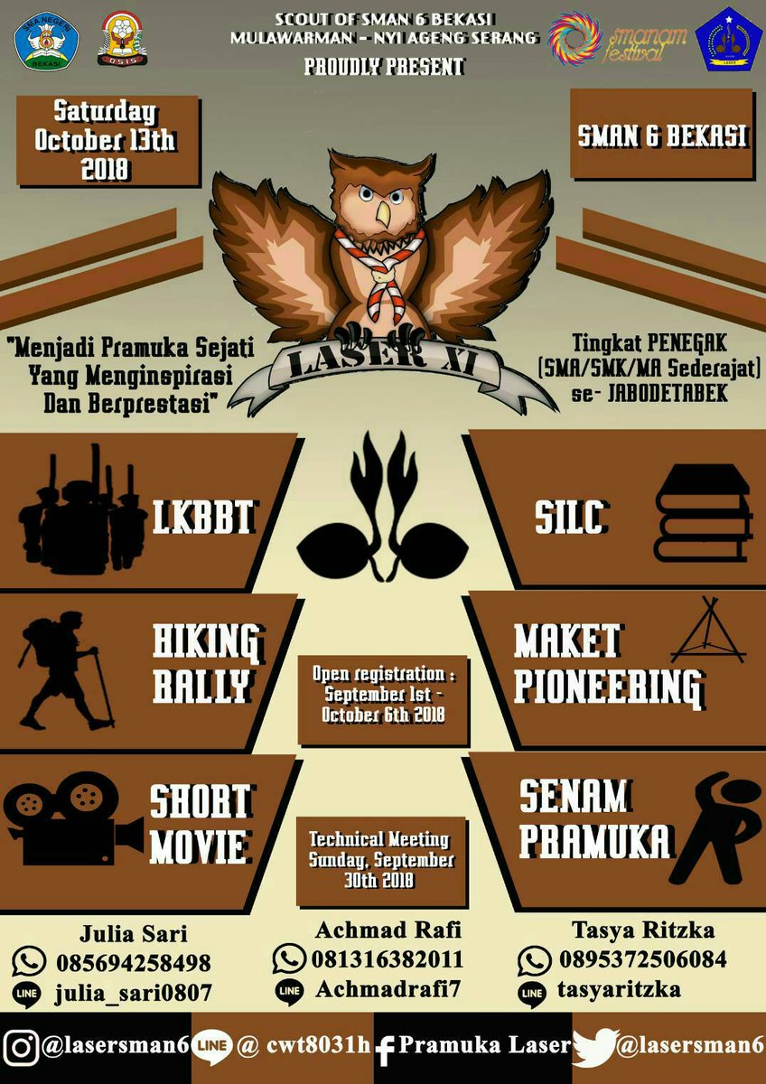 Laser SMAN 6 Bekasi tweet media