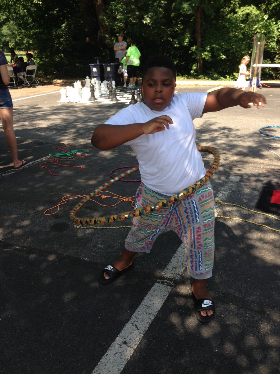 PatRumbaugh's tweet photo. Young fellow is able to hula-hoop with a little encouragement by The Play Lady #LetsPlayAmerica #PlayProgram #Community #Takoma Park https://t.co/EYhwcbazZw