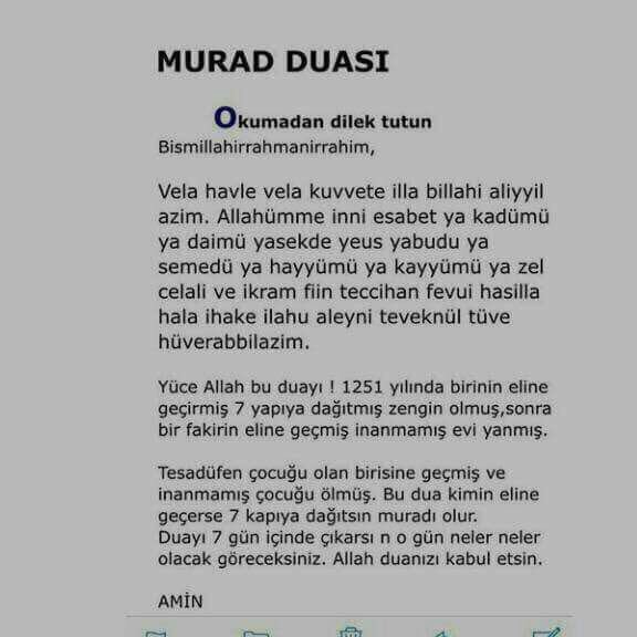 Amin diyelim arkadaşlar #pazar