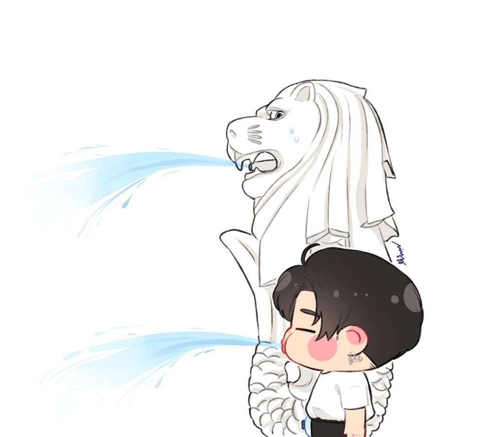 pepperminttt_t's tweet photo. Double Merlion ! https://t.co/zrXsm4l3C6