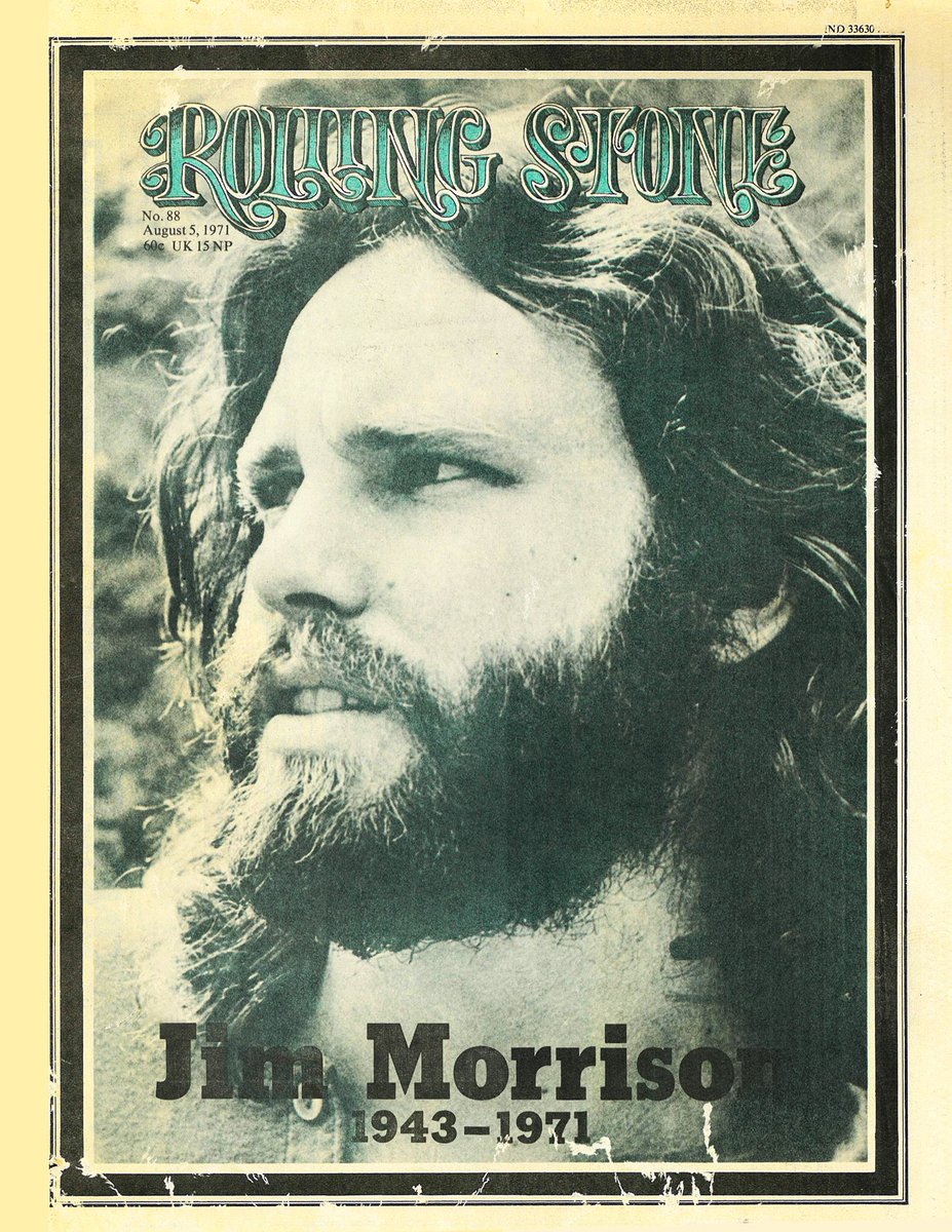 A Tribute on Twitter: "Jim Morrison was featured on the cover of the A...