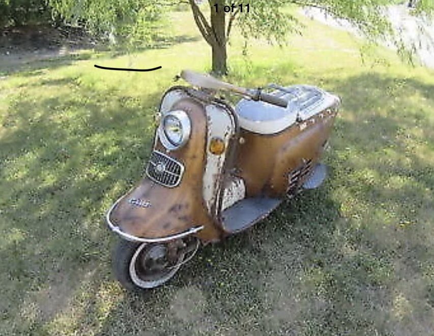 Tempted. Exquisitely steampunk 1965(!) Fuji(!!) scooter. Running. $430, in Ohio.  https://rover.ebay.com/rover/0/0/0?mpre=https%3A%2F%2Fwww.ebay.com%2Fulk%2Fitm%2F332744976642