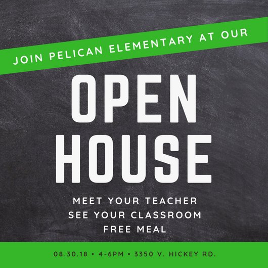 PelicanElemSDR's tweet photo. Looking forward to greeting students and families at this year's Open House! #backtoschool #TheHodagWay https://t.co/Xq47L2BETz