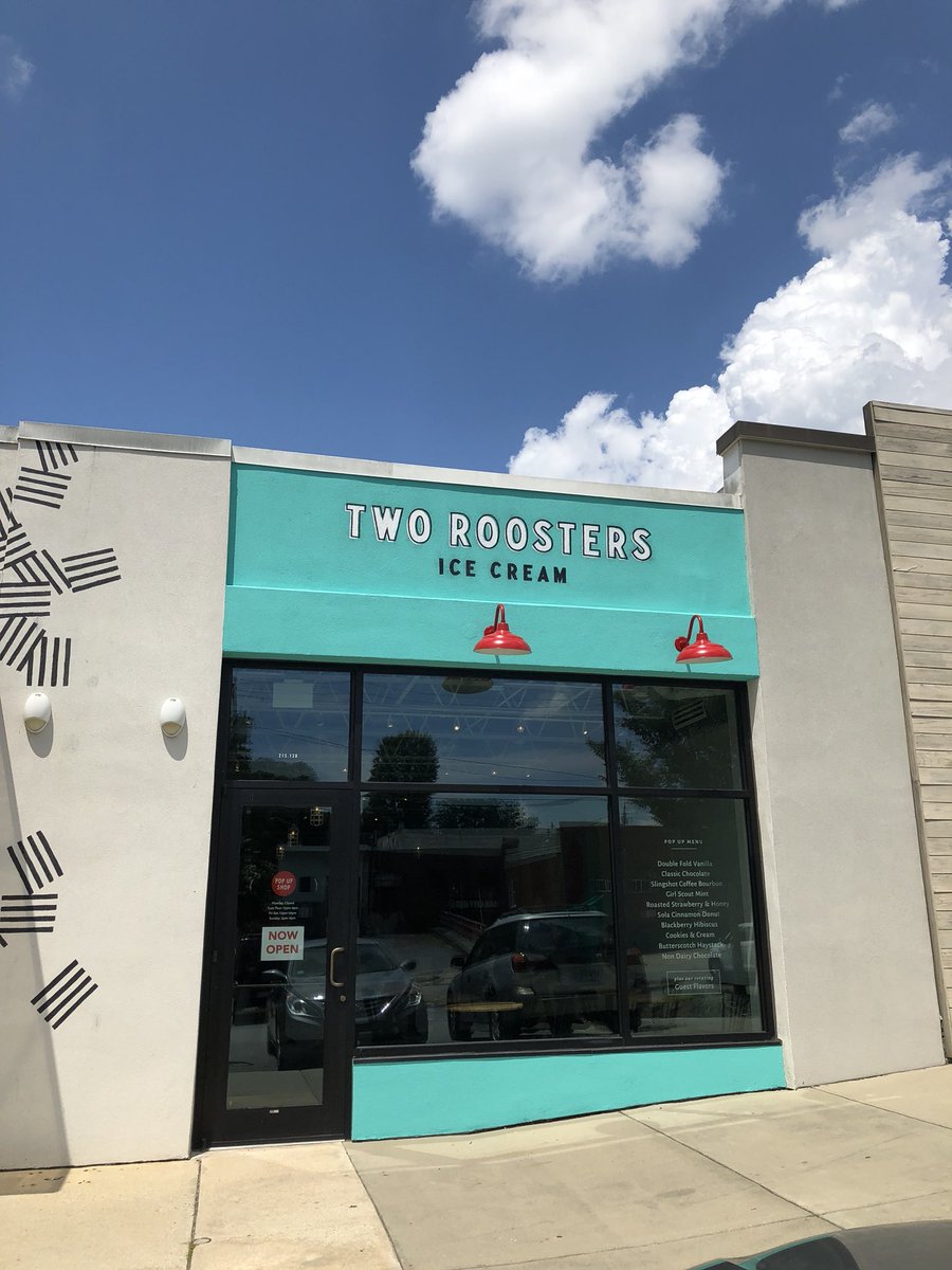 two_roosters's tweet photo. NEW SHOP, WHO DIS?
Our Shop 2 doors officially opened Saturday evening in Person Street Plaza! You can find all of our ice cream flavors there- the Regulars + August Guests. Sunday hours 2-9pm. Come see us! https://t.co/sycBbnnJzm