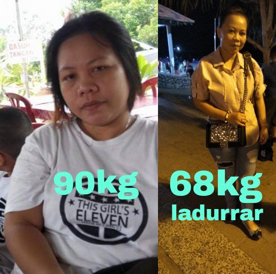 AwetKurus's tweet photo. Tak baik fitnah saya buat atkins!
Saya minum2 ni je lah,
tak sangka boleh lost 22kg
Dulu berat sis 90kg lepas ceaser
skrg 68kg walaupon jarang workout!
perut pon kempis..

Ada yg nak mcm sis tk?meh drop number
Wasap 0123765241 https://t.co/8HbkuegTF7