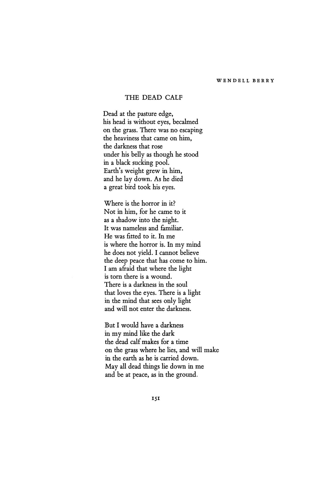 Happy Birthday, Wendell Berry. 