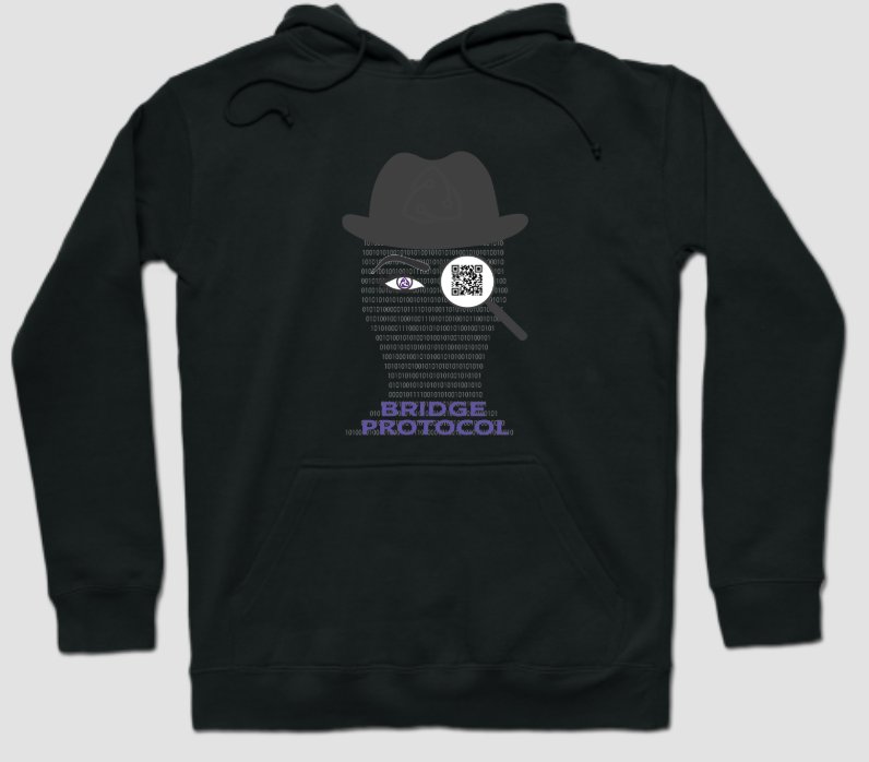CryptoDeity's tweet image. &quot;Look Deep&quot;
Here is our latest design for the #BridgeProtocol  T-Shirt  #Competition.  $Toll
#Toll   
@BridgeProtocol