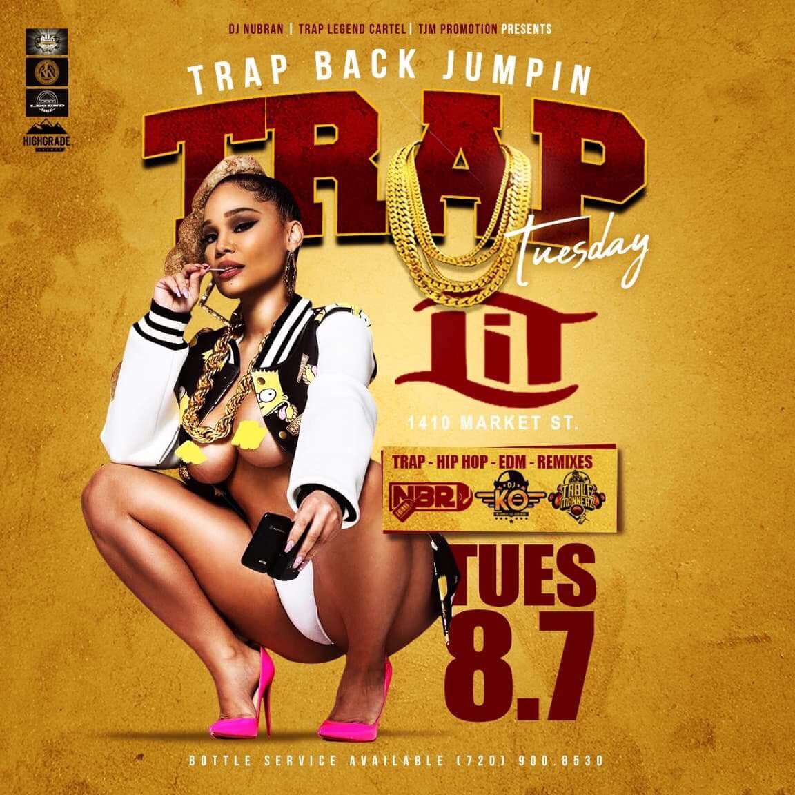 DJ_5280's tweet photo. #TrapTuesdays at LIT with @djnubran and @TableMannerzDjs pull up! Everyday is a weekend! #DenverTwitter #Tablemannerzdjs #thesessionuncut https://t.co/3T2nZmHM6n