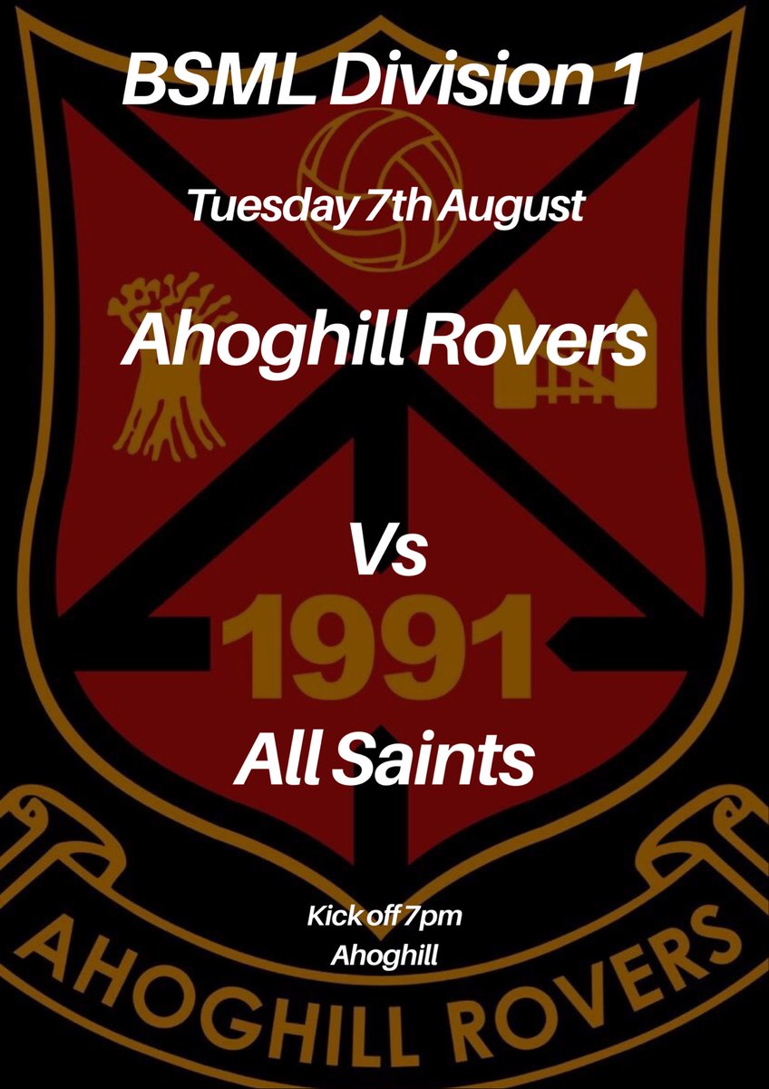 Ahoghill Rovers FC tweet media