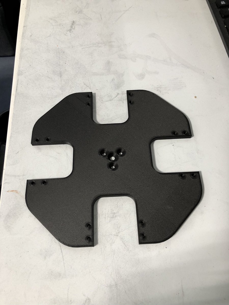 DivMfgTechLLC's tweet photo. #drone platform 
#carbonfiber #3dprinted #3dprinting #3d #3dprinter @Markforged https://t.co/3GWKutVJtu