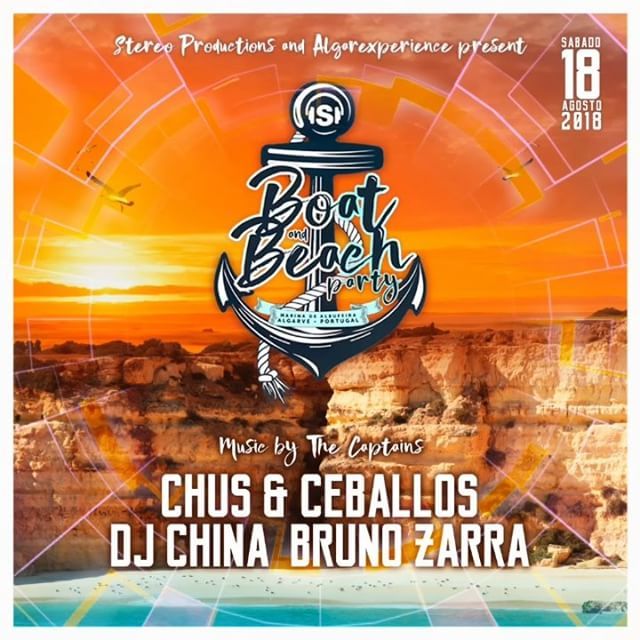 stereoprod's tweet photo. Saturday August 18th, Marina de Albufeira, Save the date! ⚓️ The annual Stereo Boat & Beach Party In Algarve is waiting for YOU #stereoproductions #beachparty #boatparty #chusandceballos #algarve #housemusicalldaylong #algarexperience https://t.co/hYGUZHFBrh https://t.co/XL72CZRc4r