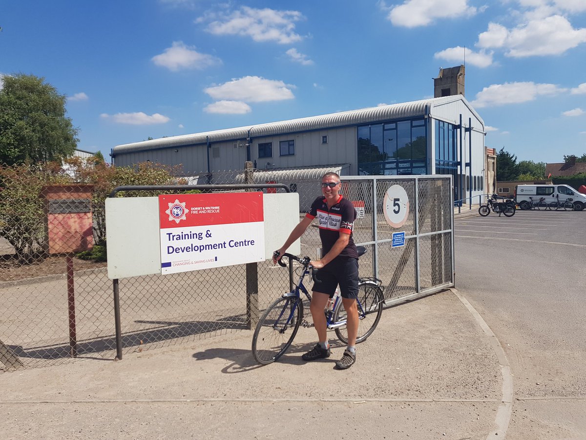 DWFRSAdeHurren's tweet photo. The End! Back where I started last weds. What a great trip!!! We live in 2 beautiful counties and we employ some fantastic people @DWFireRescue Thanks to everyone who supported and encouraged me on the way. https://t.co/Pj8EKrx1nc