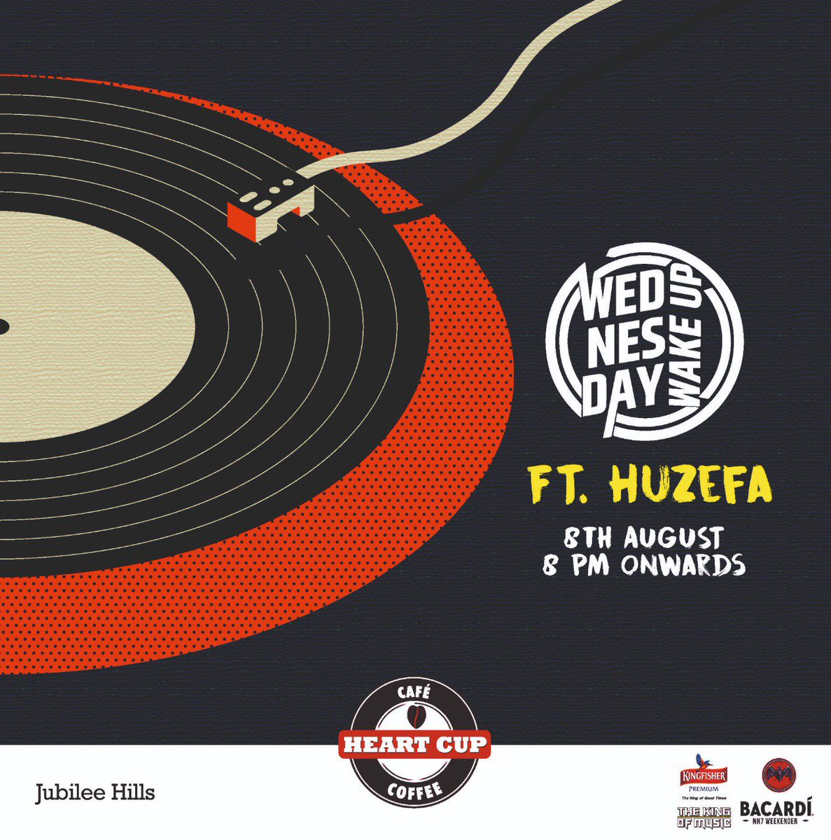 Defying the midweek blues with some sublime sounds and groovy tech house @ Heart Cup (Jubilee Hills)... Join me for a boogie..
08-Aug | 8pm onwards
P.S: Dont miss the freshly brewed beer at HCC..