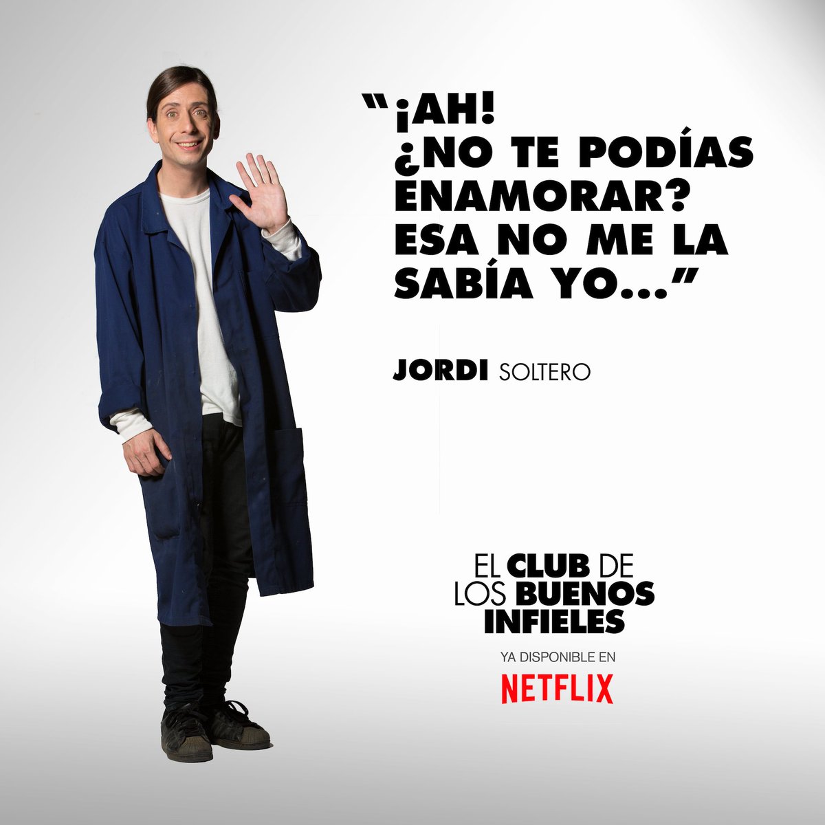 buenosinfieles's tweet photo. Esta es la historia de CARLOS, un inocente de guante blanco, de DAVID, un Peter Pan adolescente y de JORDI, el único miembro del club que no sabe que está en un club. (1/2)

El Club de los Buenos Infieles ya en @NetflixES 

#Netflix #Netflixmovie #Netflixmovies #Comedy #comedia https://t.co/fSJoT9j23c