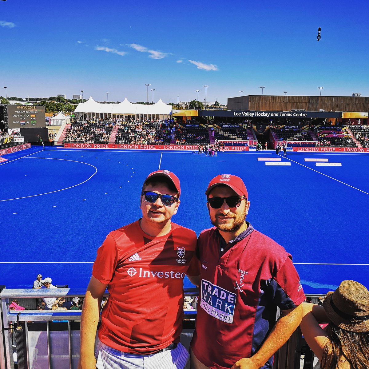 Fab weekend at #hwc2018 with the men's club captain. Shame not to see <a href="/EnglandHockey/">England Hockey</a> but backing @IrelandJAG to cause an upset in the final!