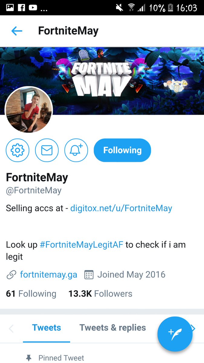 OldArseGamer's tweet photo. @FortniteMay @FortniteMayShop Done.. https://t.co/B26onFUOcZ